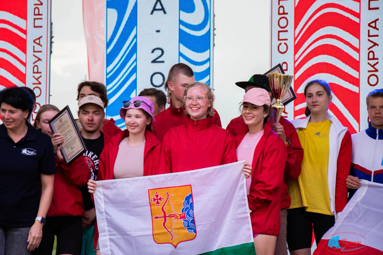 По итогам спортивно-туристского лагеря «Туриада» команда из Кировской области вошла в пятерку сильнейших.