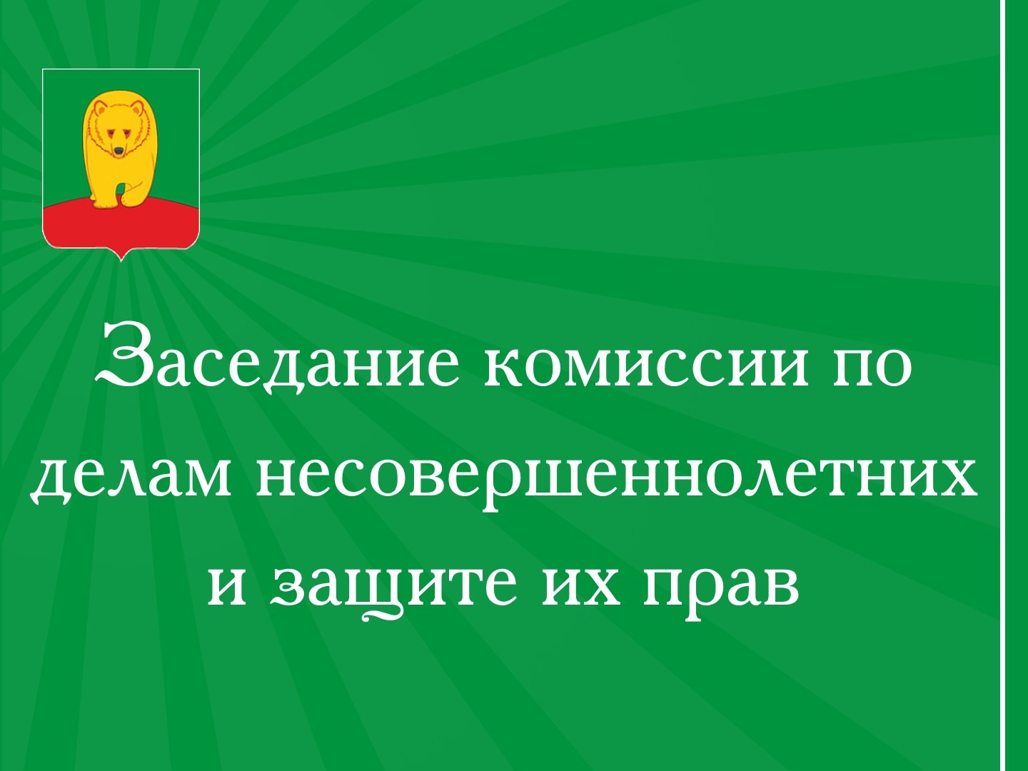 Заседание комиссии.