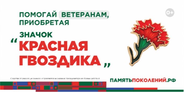 Больше, чем цветы: благотворительная акция помощи ветеранам «Красная гвоздика».