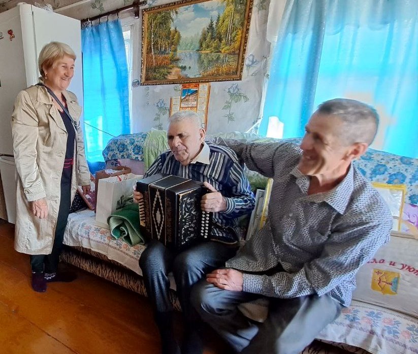 Свой 100-летний юбилей отмечает ветеран Великой Отечественной войны Некрасов Г.М..