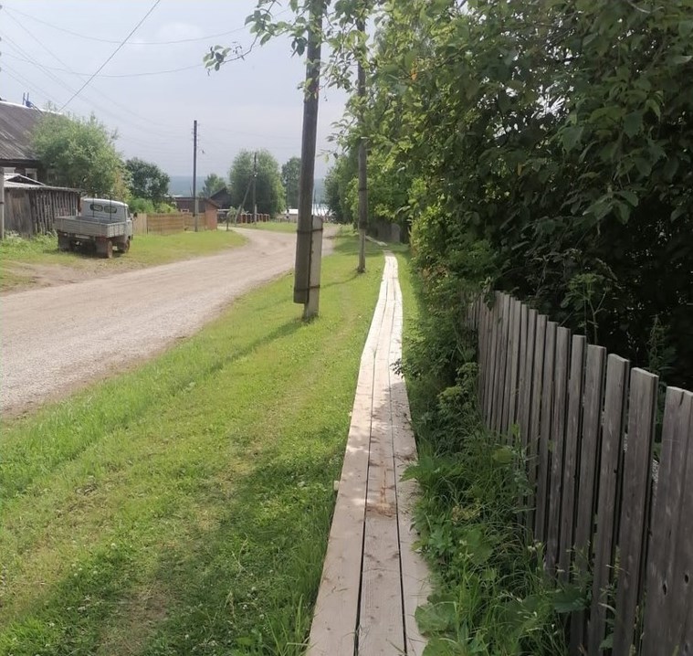 В селе Бисерово появились  новые тротуары.