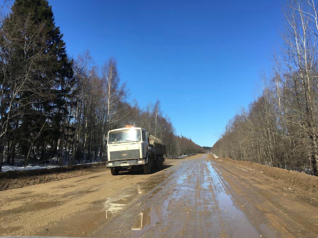 Весенние ограничения: закрыта дорога на Бисерово....