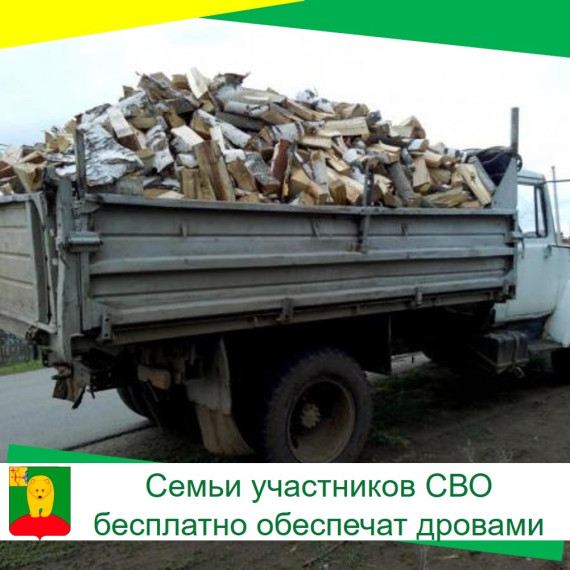 Семьи участников СВО обеспечат дровами повторно. Семьи участников СВО обеспечат дровами повторно.