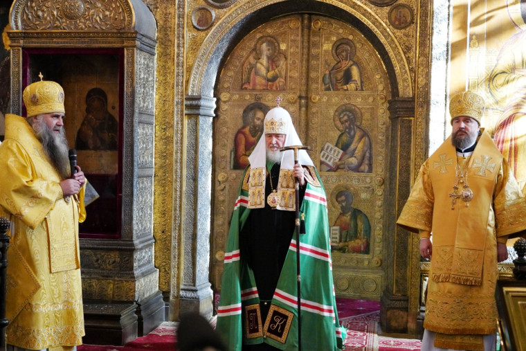 Патриарх Кирилл наградил Игоря Комарова Орденом Благоверного князя Даниила Московского II степени.