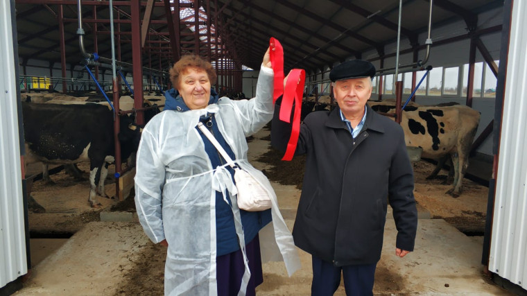 Новая животноводческая ферма открылась в Гординском сельском поселении.
