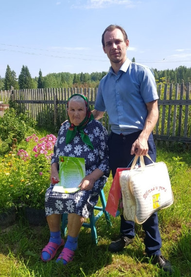 Жительница посёлка Томызь Н.С. Кабанова отметила 90-летний юбилей.